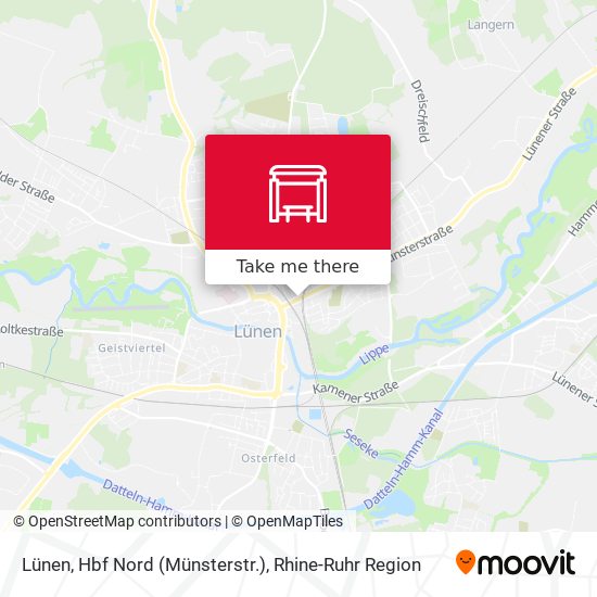 Lünen, Hbf Nord (Münsterstr.) map