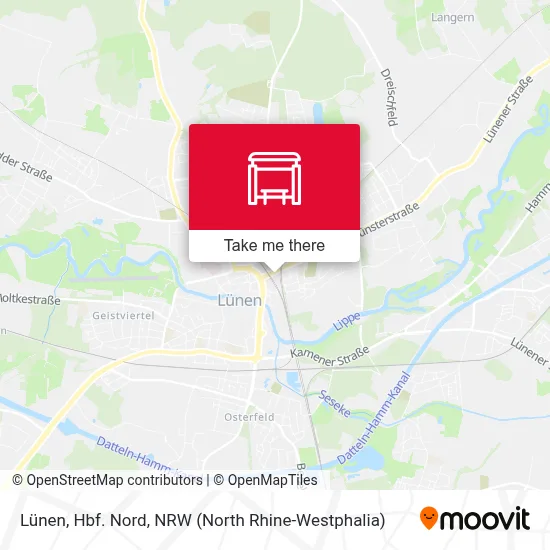Lünen, Hbf. Nord map