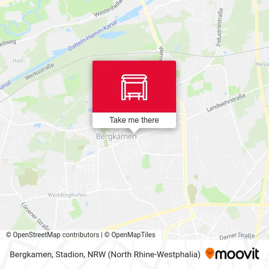 Bergkamen, Stadion map