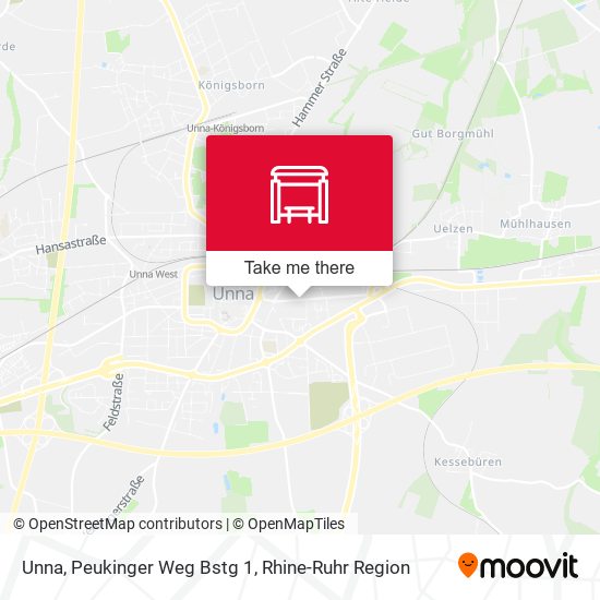 Unna, Peukinger Weg Bstg 1 map