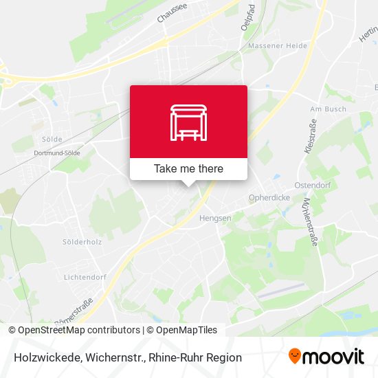 Holzwickede, Wichernstr. map