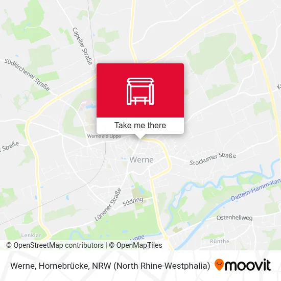 Werne, Hornebrücke map