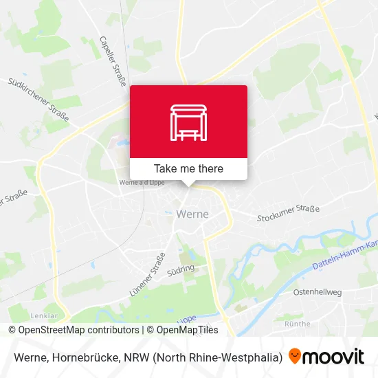 Werne, Hornebrücke map