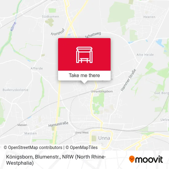 Карта Königsborn, Blumenstr.