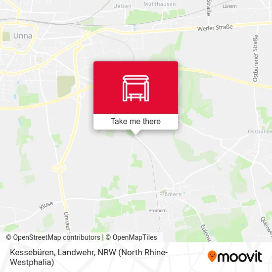 Kessebüren, Landwehr map