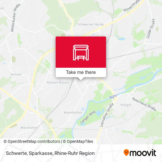 Карта Schwerte, Sparkasse