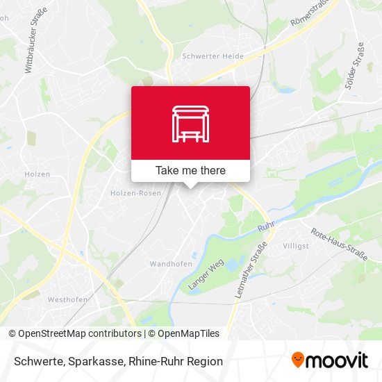 Карта Schwerte, Sparkasse