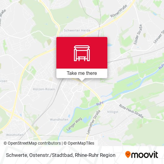 Schwerte, Ostenstr./Stadtbad map