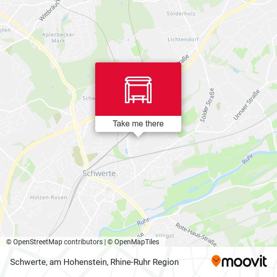 Карта Schwerte, am Hohenstein