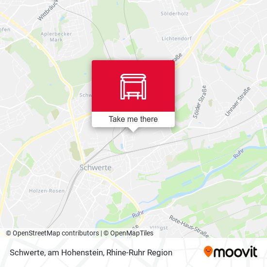 Карта Schwerte, am Hohenstein