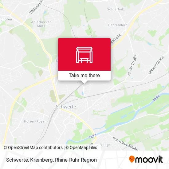 Карта Schwerte, Kreinberg