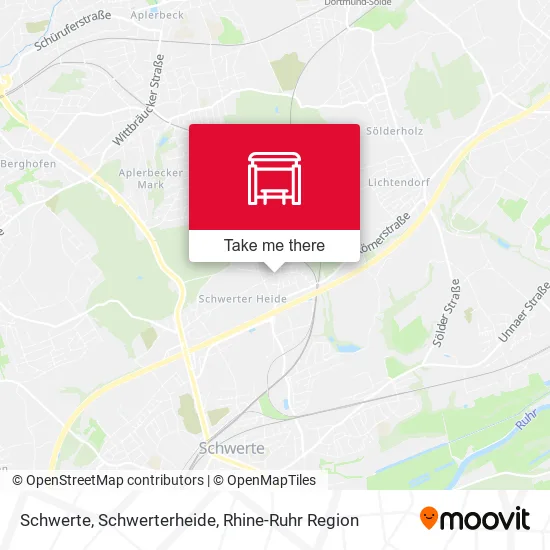 Карта Schwerte, Schwerterheide