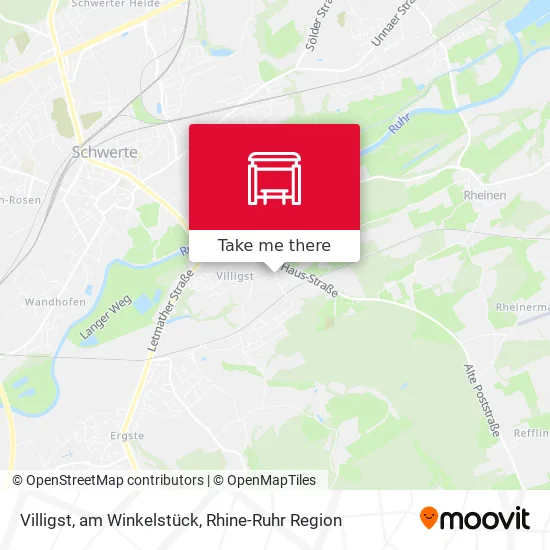 Карта Villigst, am Winkelstück