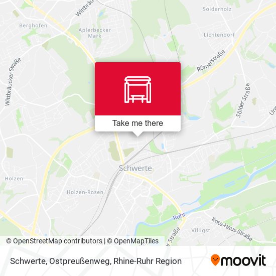Schwerte, Ostpreußenweg map