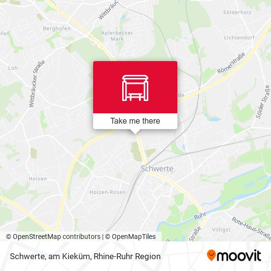 Schwerte, am Kieküm map