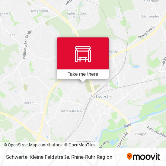 Schwerte, Kleine Feldstraße map