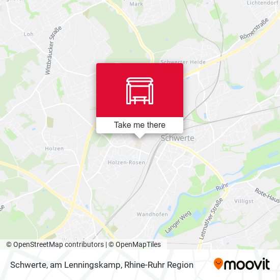 Schwerte, am Lenningskamp map