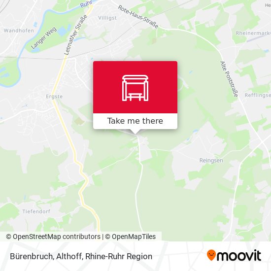 Bürenbruch, Althoff map