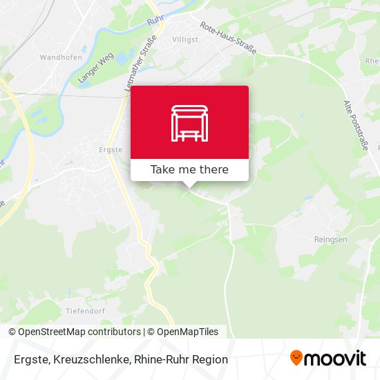 Карта Ergste, Kreuzschlenke