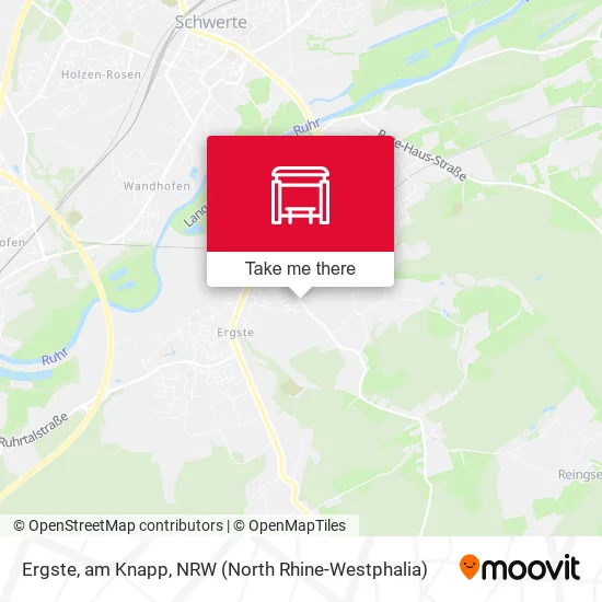 Ergste, am Knapp map