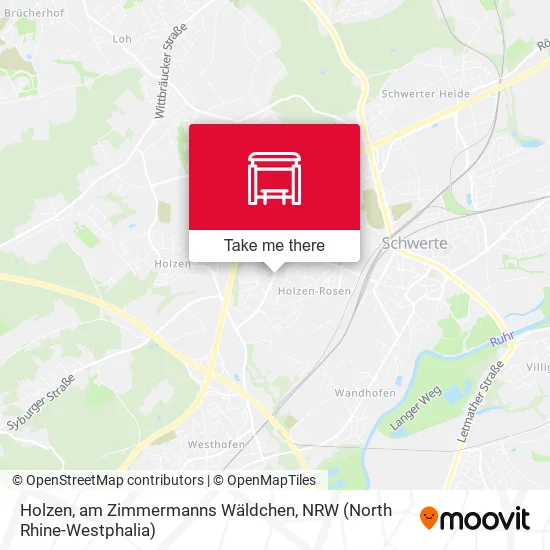 Карта Holzen, am Zimmermanns Wäldchen