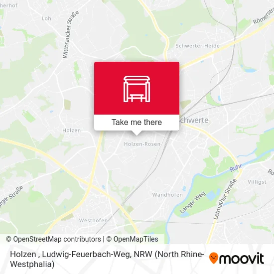 Holzen , Ludwig-Feuerbach-Weg map