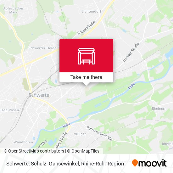 Schwerte, Schulz. Gänsewinkel map