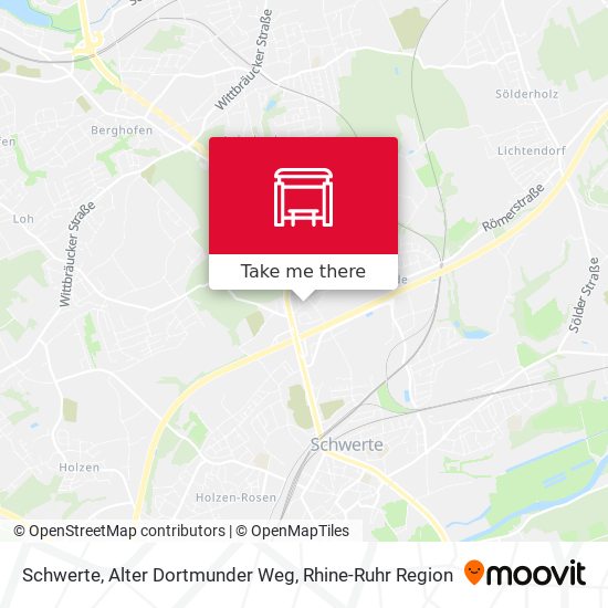 Schwerte, Alter Dortmunder Weg map