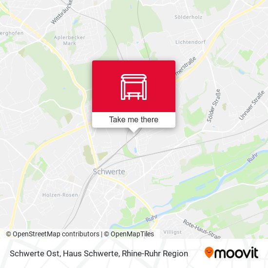 Schwerte Ost, Haus Schwerte map