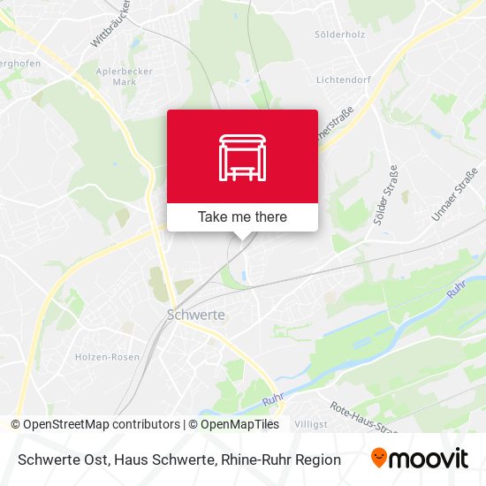 Schwerte Ost, Haus Schwerte map