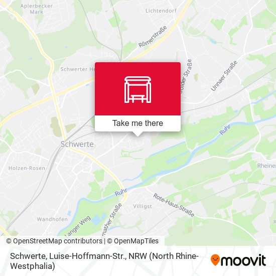 Карта Schwerte, Luise-Hoffmann-Str.
