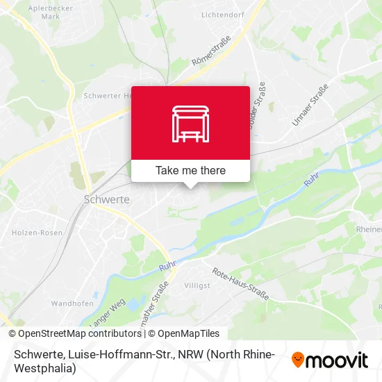 Карта Schwerte, Luise-Hoffmann-Str.