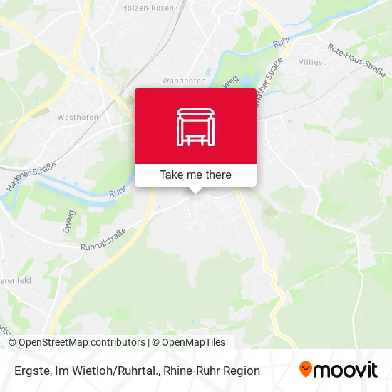 Карта Ergste, Im Wietloh/Ruhrtal.