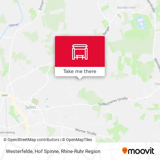 Карта Westerfelde, Hof Spinne