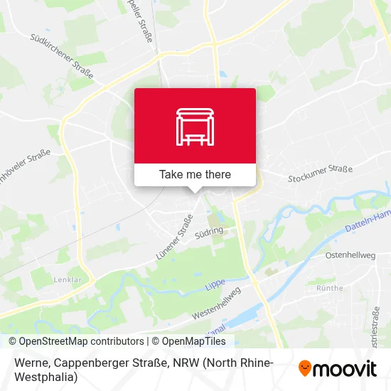 Werne, Cappenberger Straße map