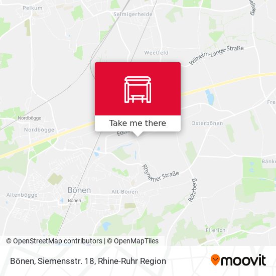 Bönen, Siemensstr. 18 map