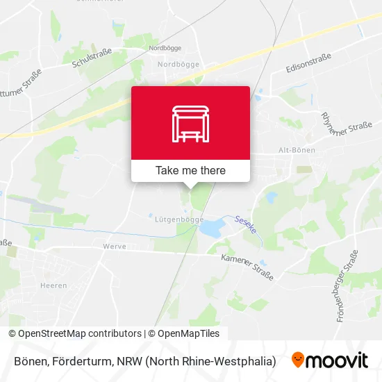 Карта Bönen, Förderturm