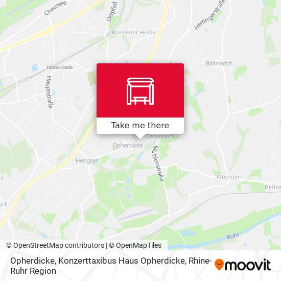 Opherdicke, Konzerttaxibus Haus Opherdicke map