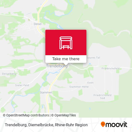 Trendelburg, Diemelbrücke map