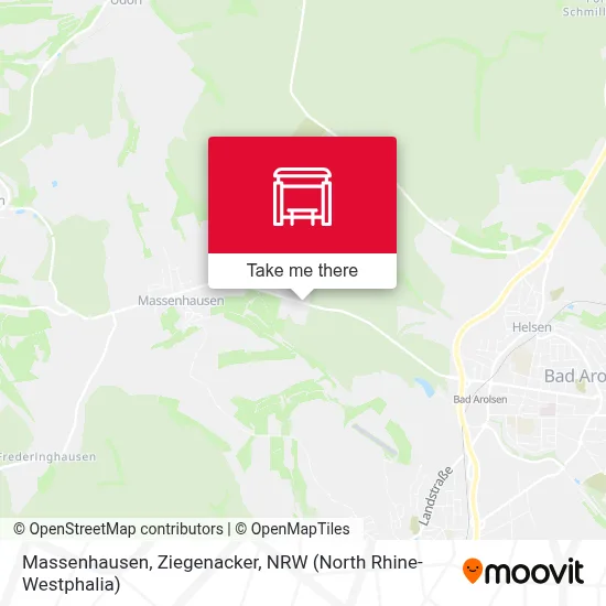 Massenhausen, Ziegenacker map