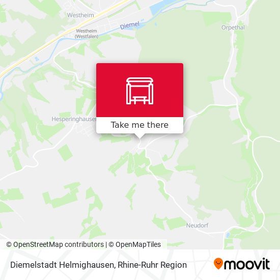 Diemelstadt Helmighausen map
