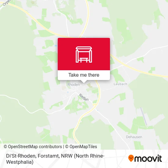 Di'St-Rhoden, Forstamt map