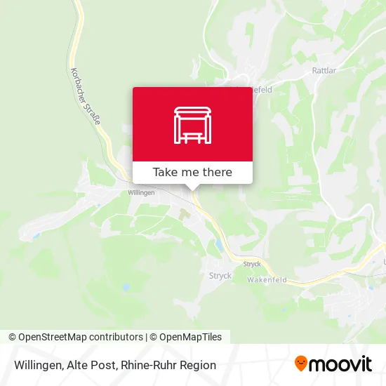 Карта Willingen, Alte Post