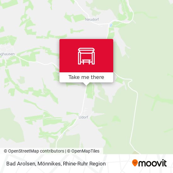 Bad Arolsen, Mönnikes map