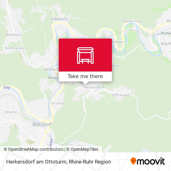 Herkersdorf am Ottoturm map