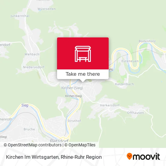 Карта Kirchen Im Wirtsgarten