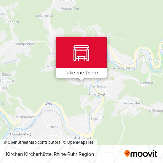 Kirchen Kircherhütte map