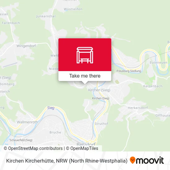 Kirchen Kircherhütte map