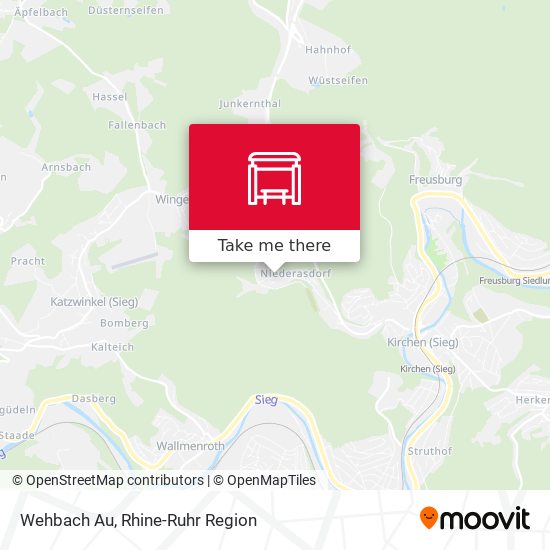 Карта Wehbach Au