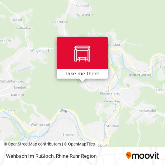 Карта Wehbach Im Rußloch